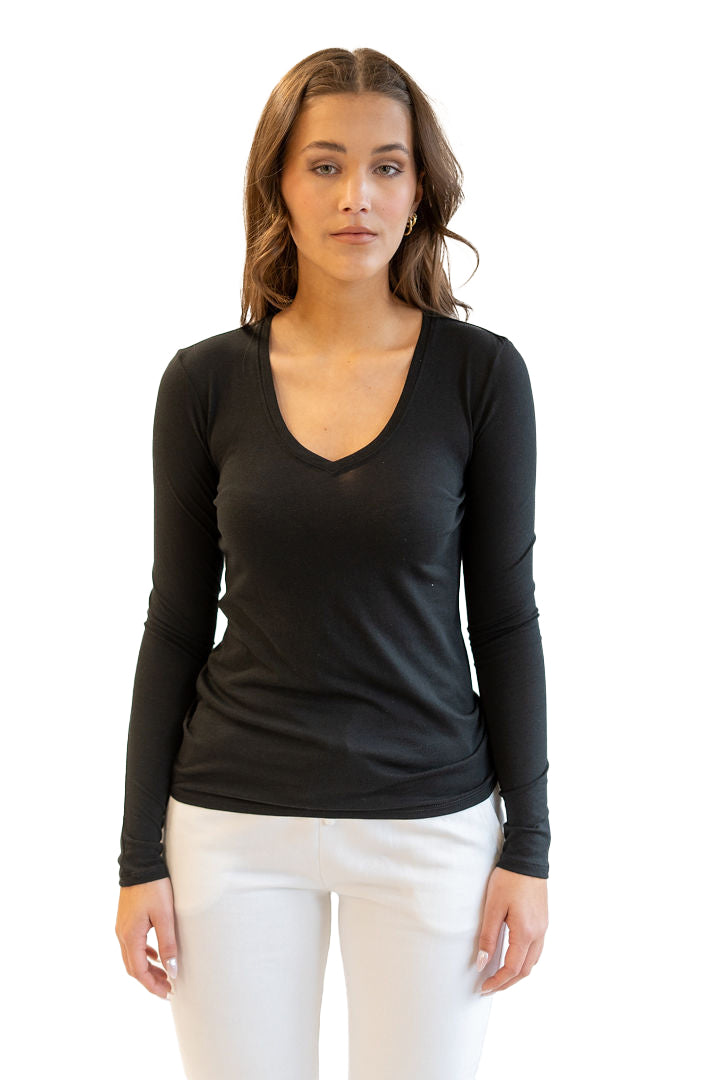 Long sleeve V-Neck t-shirt PM