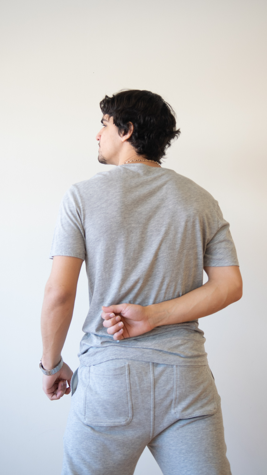 Men Short Sleeve Crewneck T-Shirt PM