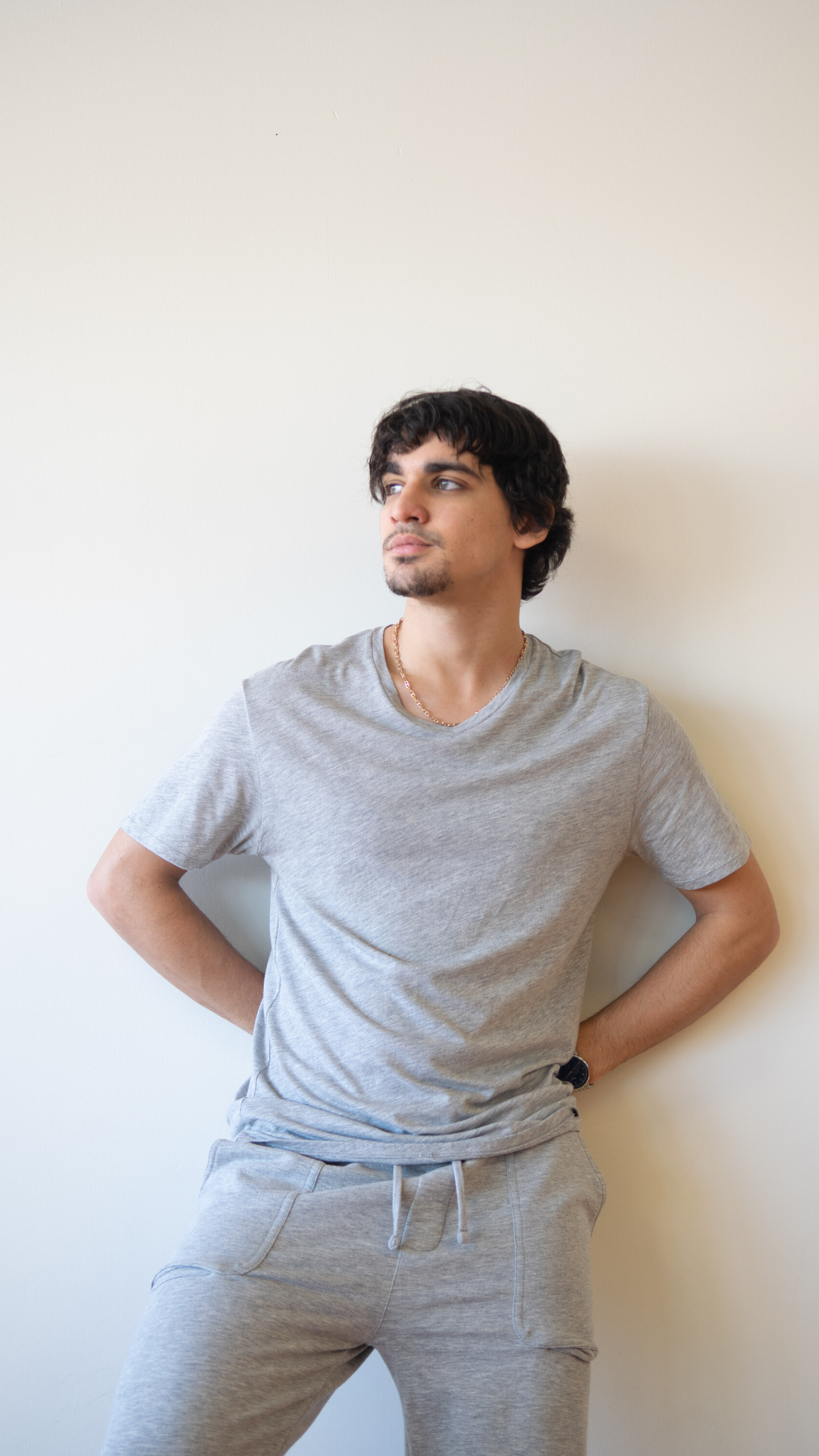 Men Short Sleeve V-Neck t-shirt PM