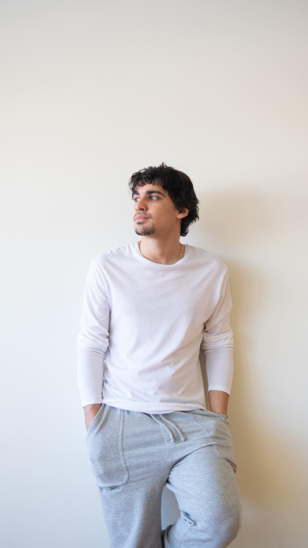 Men Long sleeve Crewneck t-shirt PM