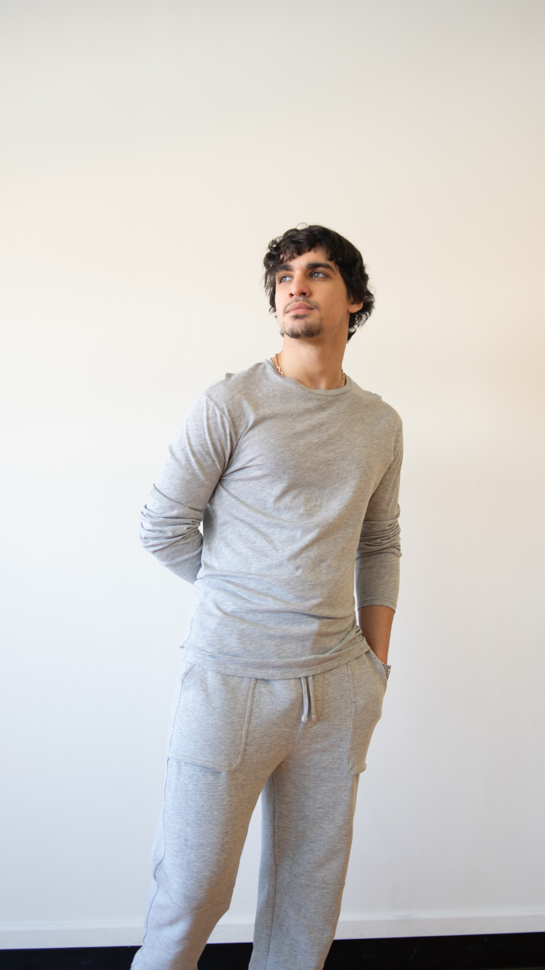 Men Long sleeve Crewneck t-shirt PM