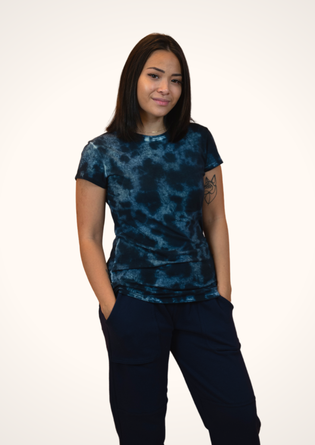 Short sleeve Crewneck t-shirt PM Tie Dye
