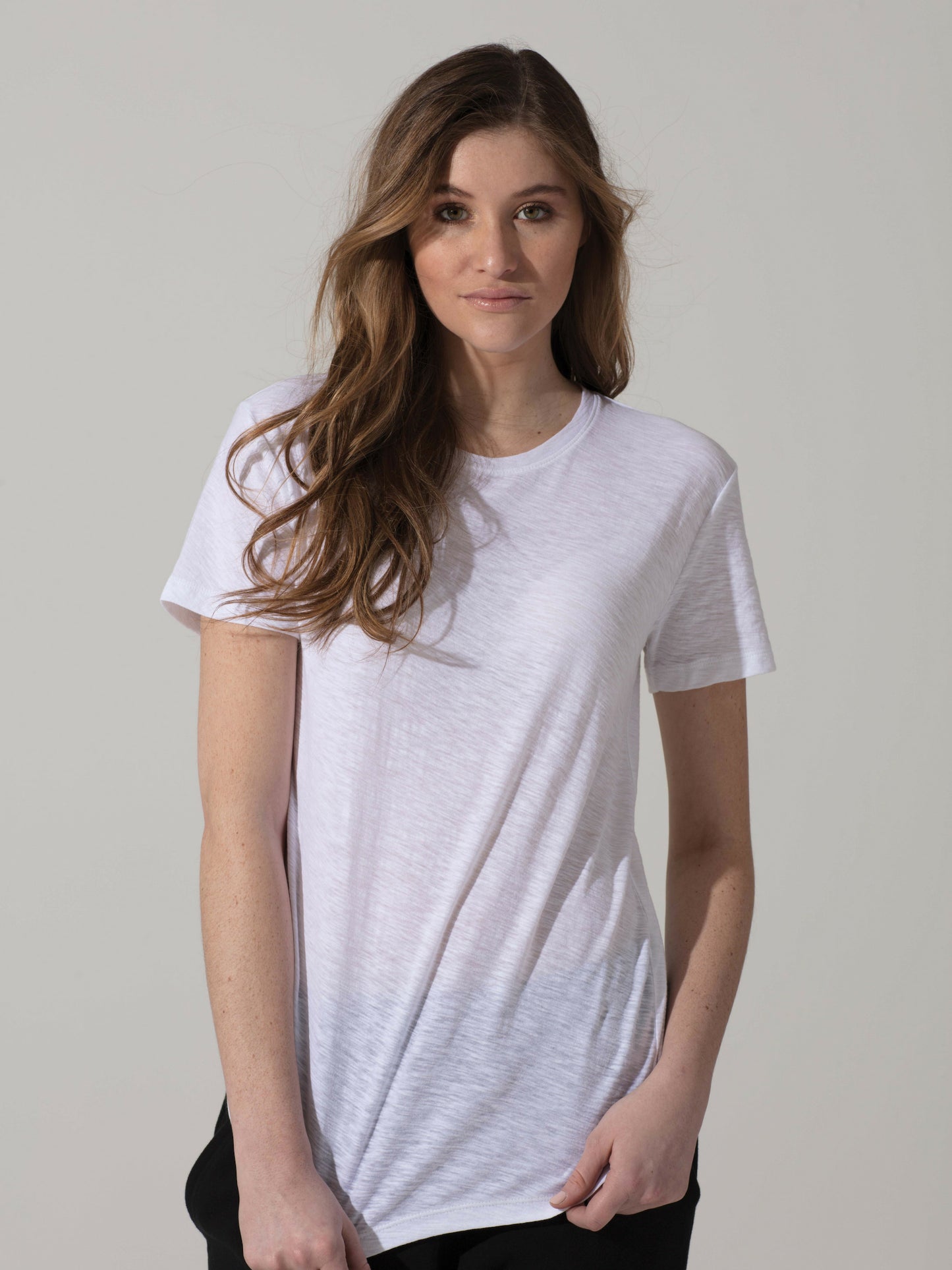 Short Sleeve Crew PIMA Sheer Slub - SBASE