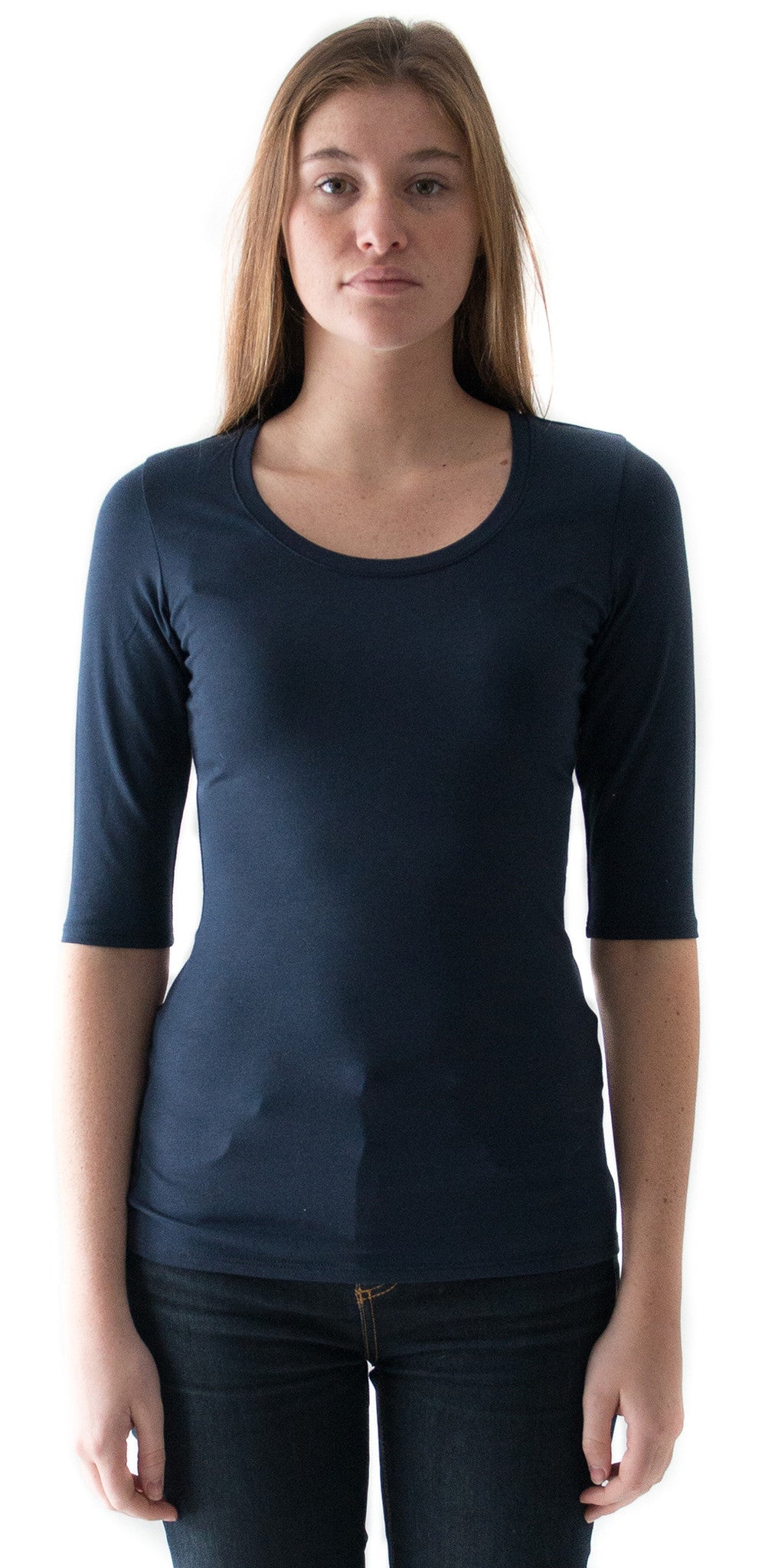 Scoop neck 3/4 Sleeve / Scoop 3/4 - SBASE