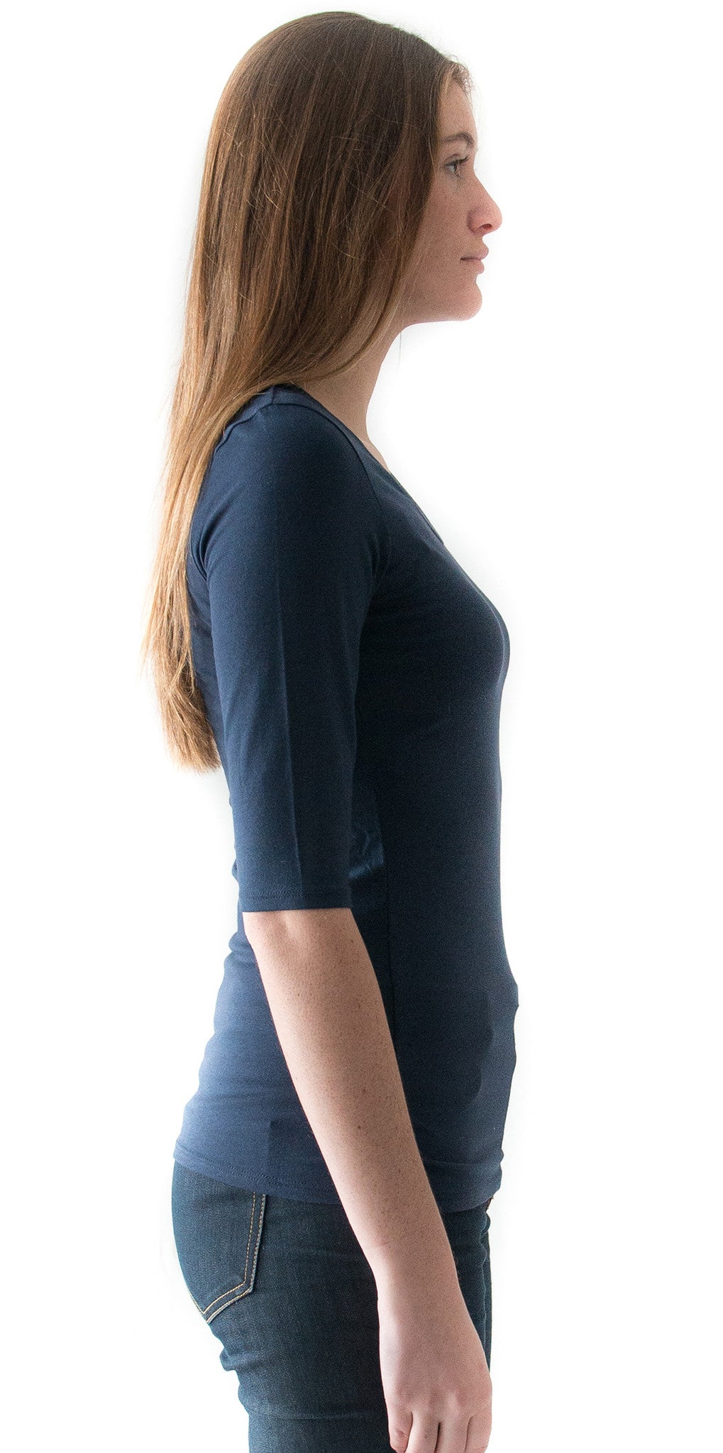 Scoop neck 3/4 Sleeve / Scoop 3/4 - SBASE