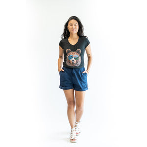 SSV04 Veck T-Shirt Animal PRINT