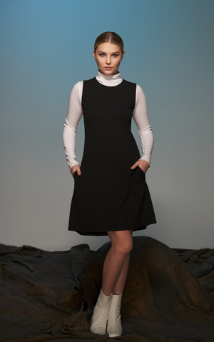 A Line Dress With Pockets